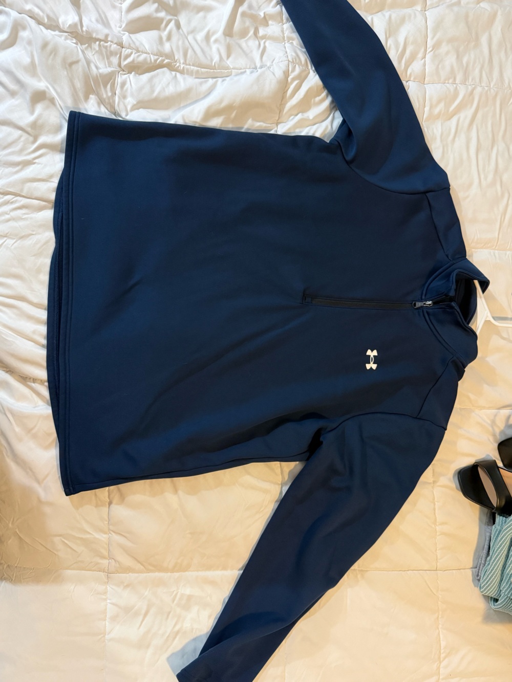 Under Armour Navy Blue Half-Zip Pullover